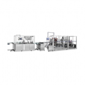 Single And Multiple Bundles Cellophane Wrapping And Case Packing Production Line