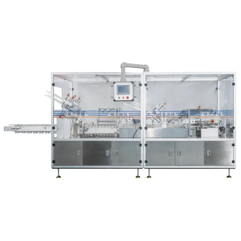 Compact ZHJ 100B Automatic Facial Mask Cartoner for Cosmetic Packaging 1
