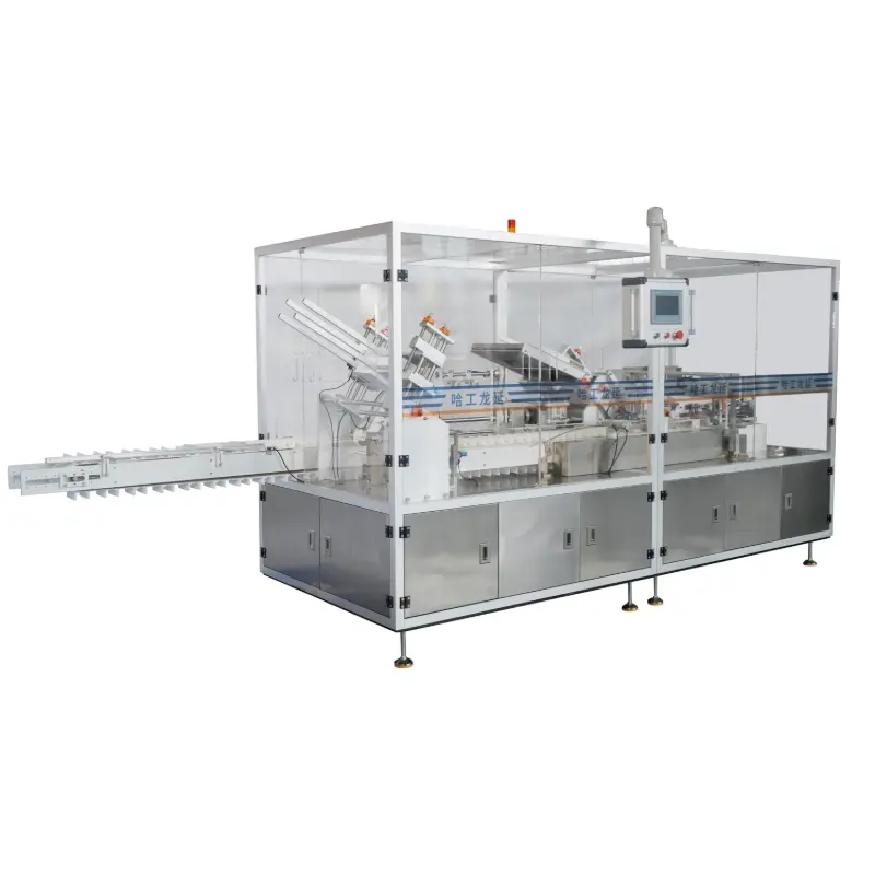 Compact ZHJ 100B Automatic Facial Mask Cartoner for Cosmetic Packaging 2