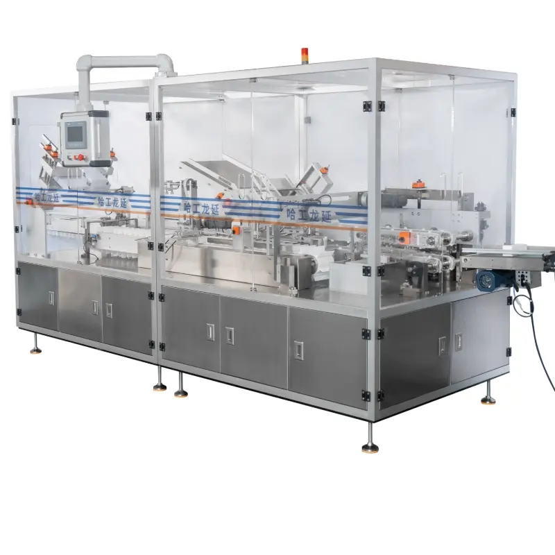 Compact ZHJ 100B Automatic Facial Mask Cartoner for Cosmetic Packaging 3