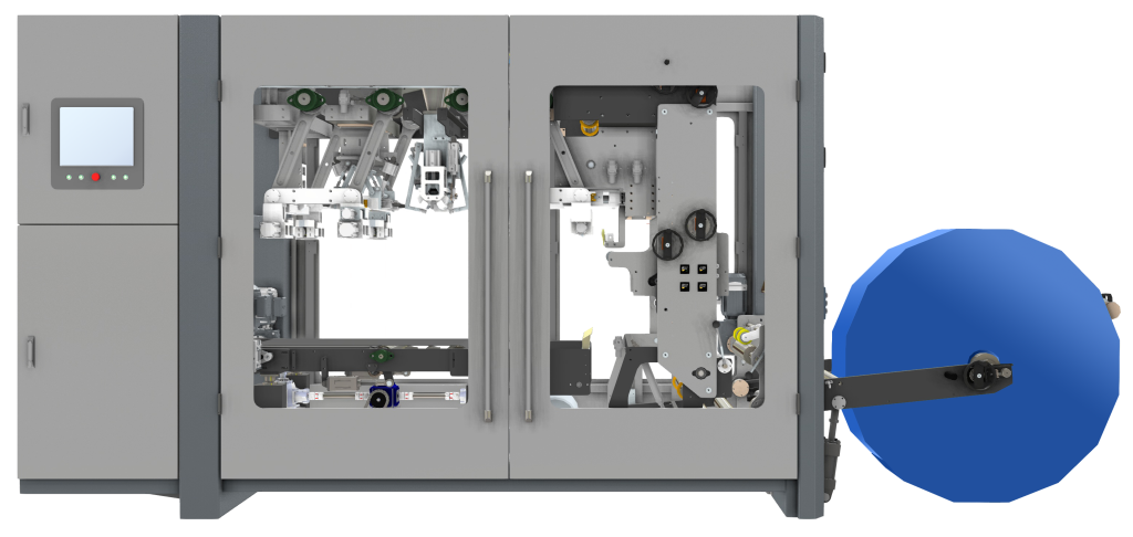 FFS Heavy Film Packaging Machine Form Fill Seal 600 1500 BagsHour for Petrochemical Plastics