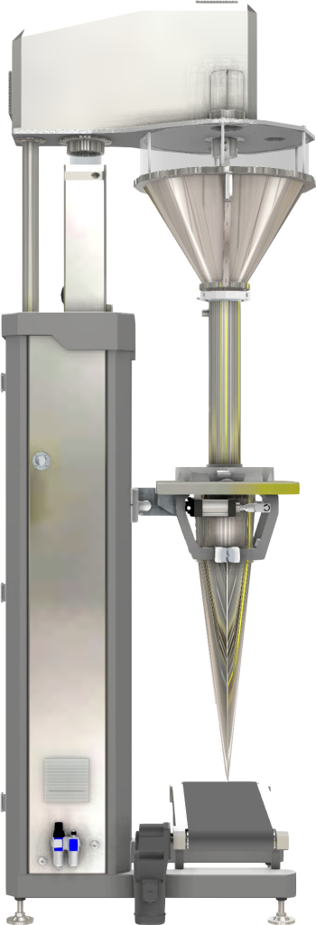 Semi Automatic Packaging Machine Servo Driven Dust Free Filling for Fine Powders High Precision Needs